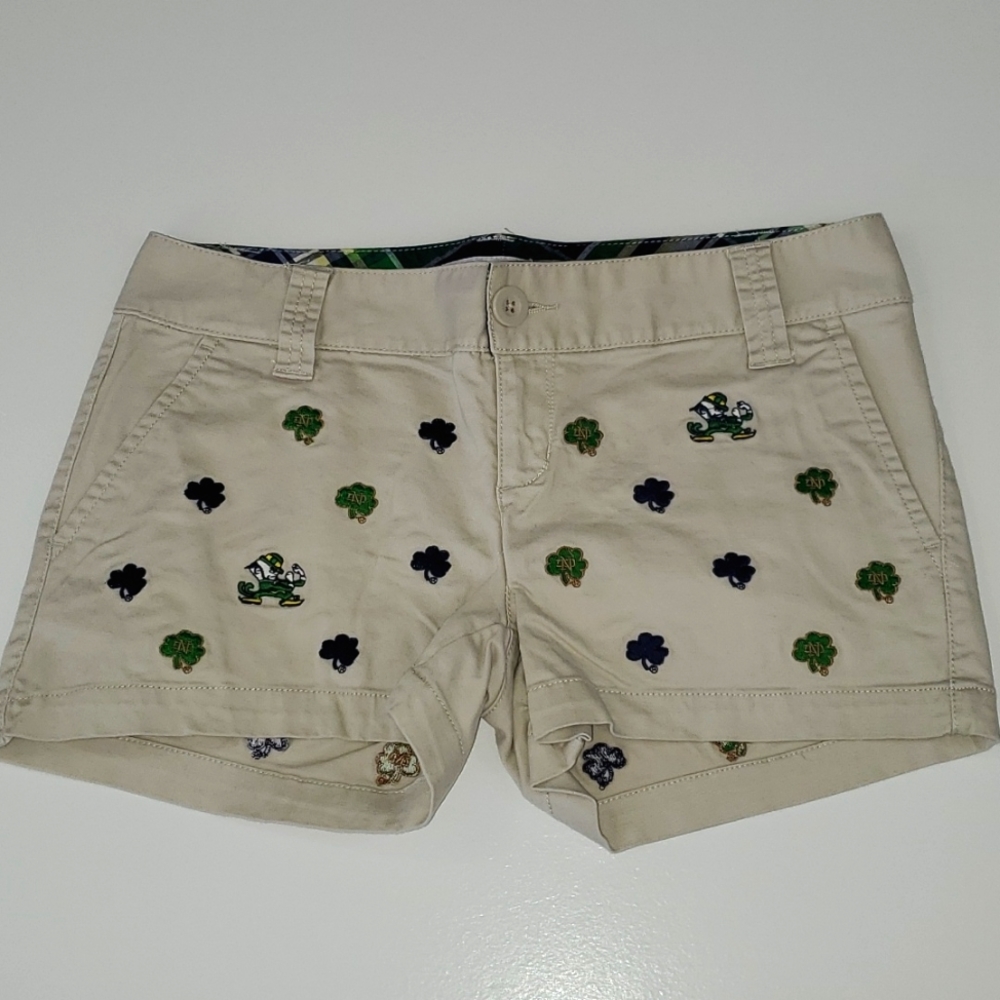 Juniors Notre Dame shorts size 3